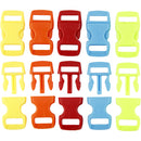 klik sluiting kunststof blauw, groen, geel, oranje, rood 15 mm
