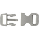 klik sluiting kunststof zwart. grijs, bruin 15 mm