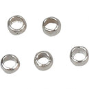 knijpkralen verzilverd 2 mm 100 stuks