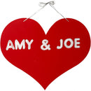 knutselhart hout 50 x 40 cm bruin per stuk