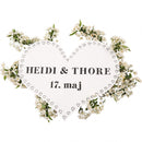 knutselhart hout 50 x 40 cm bruin per stuk