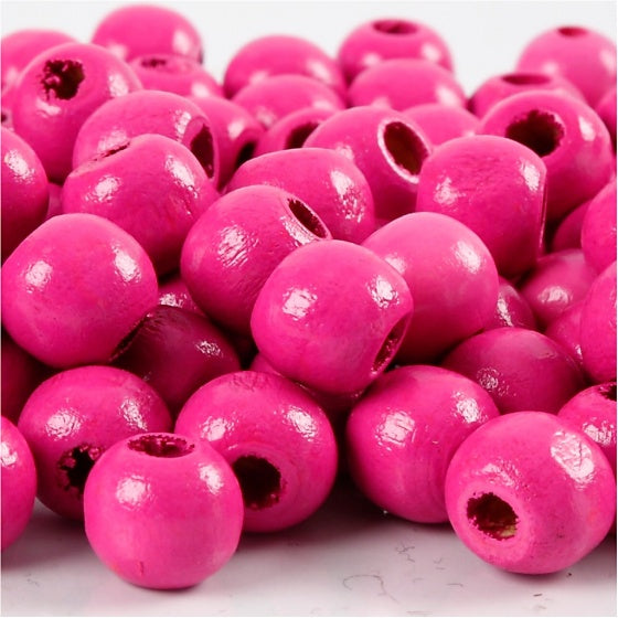 kralen 12 mm 40 stuks roze