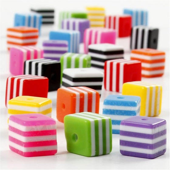 kralen 135 stuks multicolor acryllic