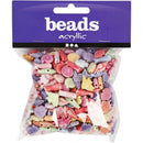 kralen 380 stuks multicolor acryllic