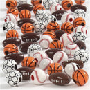 kralen 55 stuks multicolor sportballen