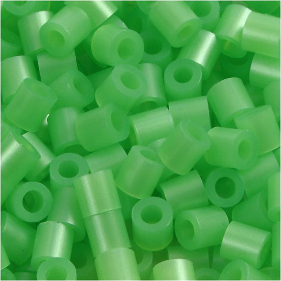 strijkkralen 5 mm 1100 stuks lichtgroen