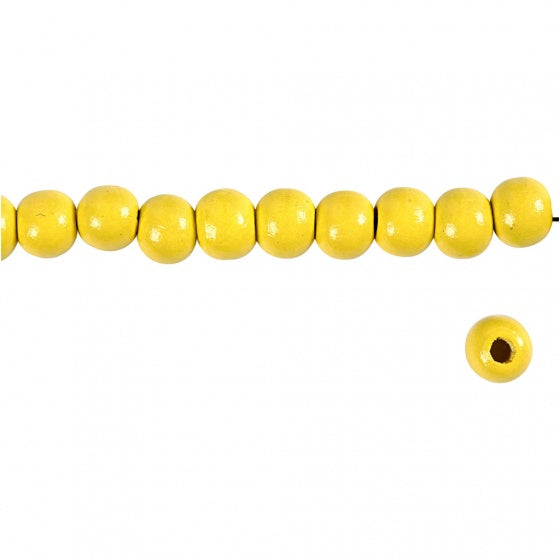 kralen geel 10x3 mm 70 stuks
