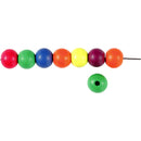 kralen Neonmix junior 10 mm hout 18 gram