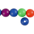 kralen Neonmix junior 16 mm hout 16 gram