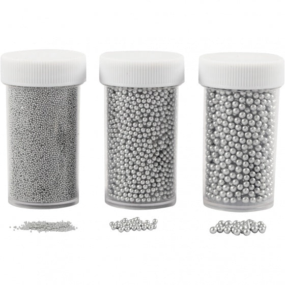 kralen zilver 3 stuks a 45 gram