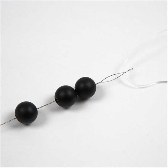 Kralenrijgnaald 12 cm x 0,3 mm 5 stuks