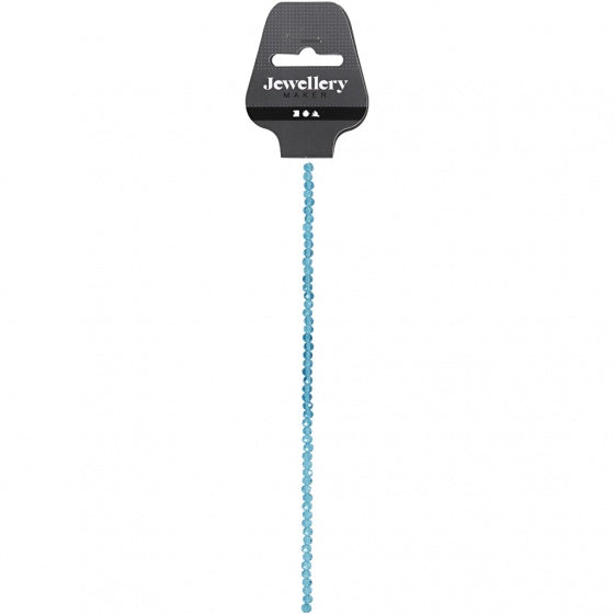 Facet Kralen Turquoise, 45st.