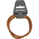 krokodillenkoord bruin 6 mm 50 cm