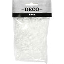 krulhaar 15 gram wit kunststof