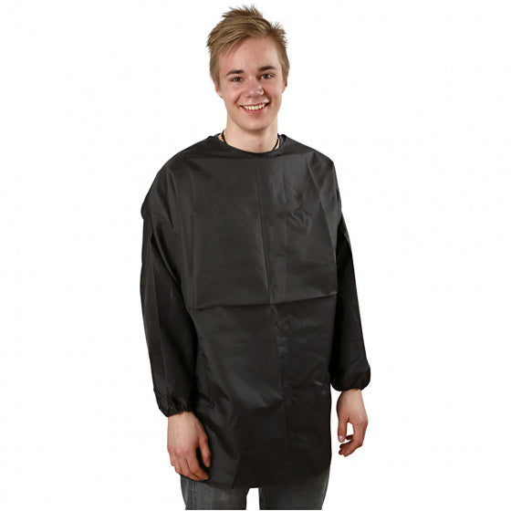 kunstenaarsschort 83 cm nylon zwart