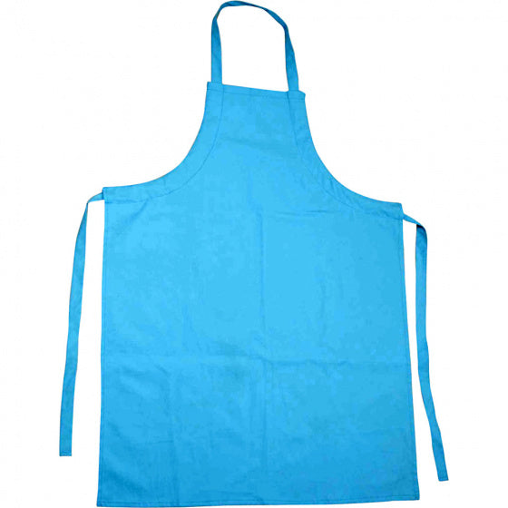 kunstenaarsschort junior 55 x 70 cm nylon blauw