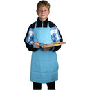 kunstenaarsschort junior 55 x 70 cm nylon blauw