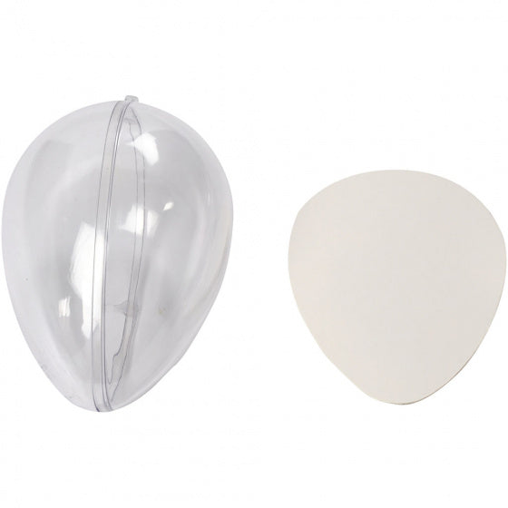 kunststof deco-ei 9cm 5 stuks