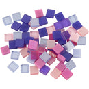 Mini Mozaiek Paars 10x10mm, 25 gram