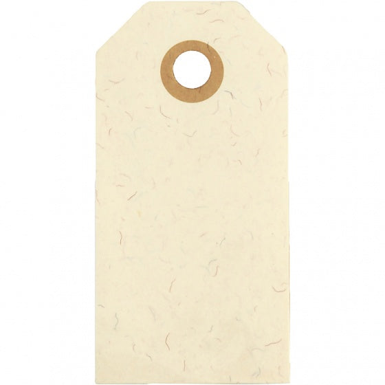 labels beige 4 x 8 cm karton 20 stuks