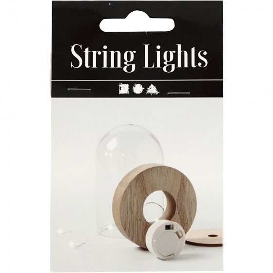 LED lichtslinger zilver 27cm