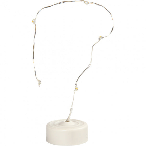 LED lichtslinger zilver 27cm