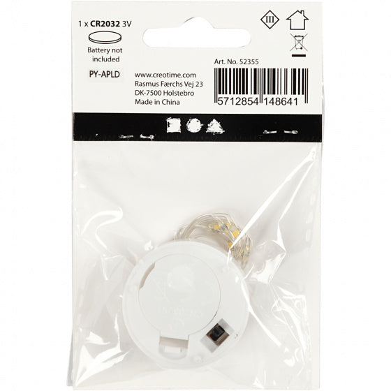 LED lichtslinger zilver 27cm