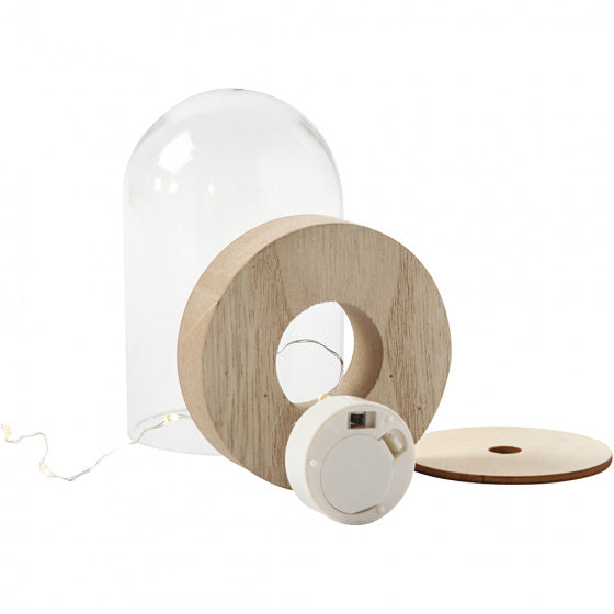 LED lichtslinger zilver 27cm