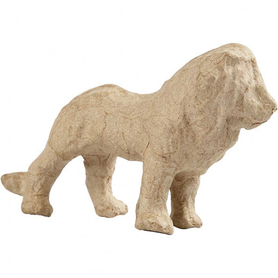 Leeuw 9 x 13 cm bruin