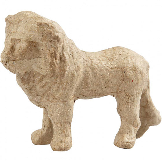 Leeuw 9 x 13 cm bruin