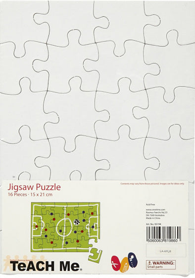 legpuzzel/kleurplaat TeACH Me junior 16 stukjes