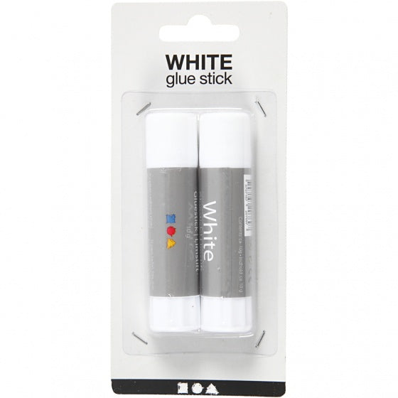 lijmstift 10 gram wit 2 stuks