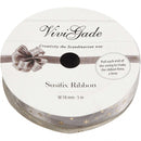 lint 5 m 18 mm grijs met gouden sterren