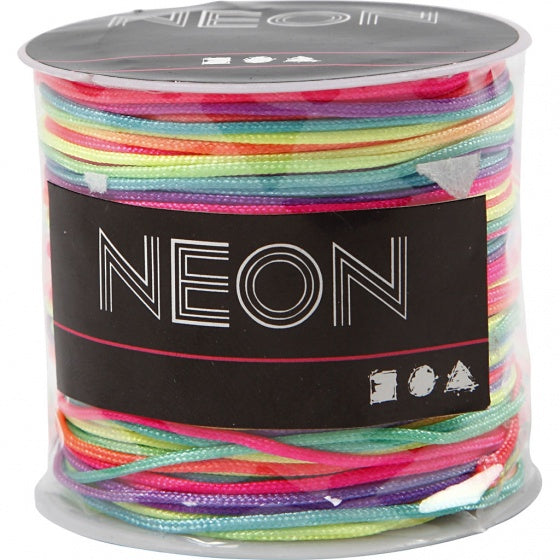 macramé koord multicolor 28 meter 1 mm