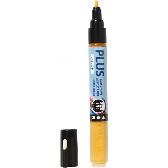 marker Plus Color 1-2 mm okergeel