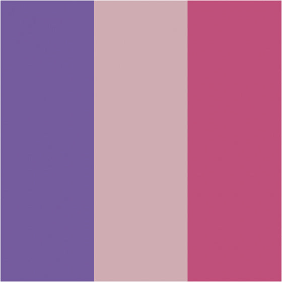Plus Color Verfstiften - Fuchsia,Dusty Rose,Donker Lila