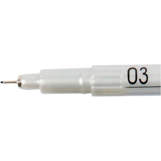 medallion tekenpen zwart 0,3mm lijndikte