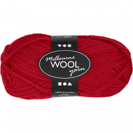 Melbourne garen koord 92 m rood