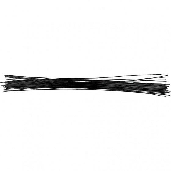 metaaldraad dikte 1,4 mm 30 cm zwart 96 stuks