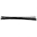 metaaldraad dikte 1,4 mm 50 cm zwart 80 stuks