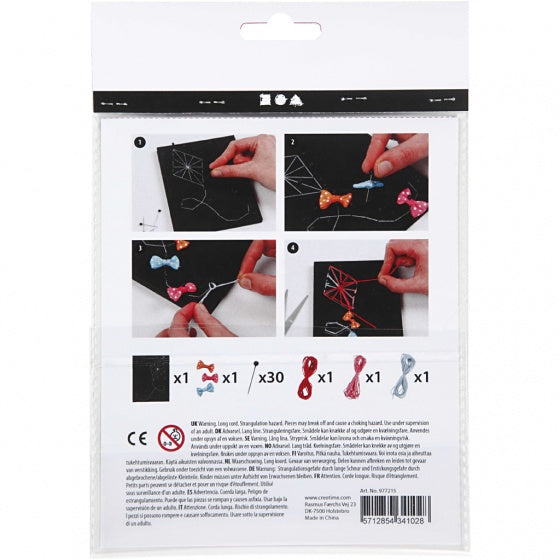 mini creatieve set: string art vlieger