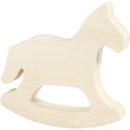 mini hobbelpaard triplex unisex 13,5 x 13 cm