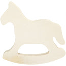 mini hobbelpaard triplex unisex 13,5 x 13 cm