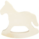 mini hobbelpaard triplex unisex 13,5 x 13 cm