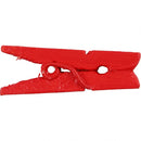 mini wasknijpers 2,5 x 0,3 cm rood 36 stuks