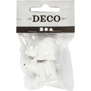 miniatuur ijsberen 2 stuks 4,5 cm wit