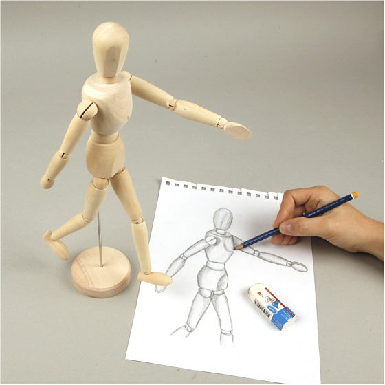 model man hout 30 cm