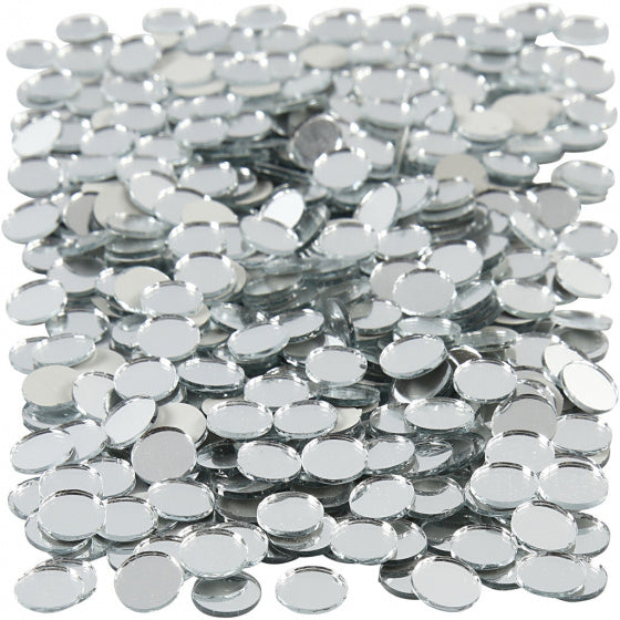 mozaïek Spiegeltegels unisex zilver 500 stuks