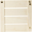 houten muurdecoratie 28,6 x 28,6 cm blank