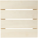 houten muurdecoratie 28,6 x 28,6 cm blank